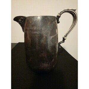 Sheridan Silverplated Antique Pitcher Decorative Collectible Vessel